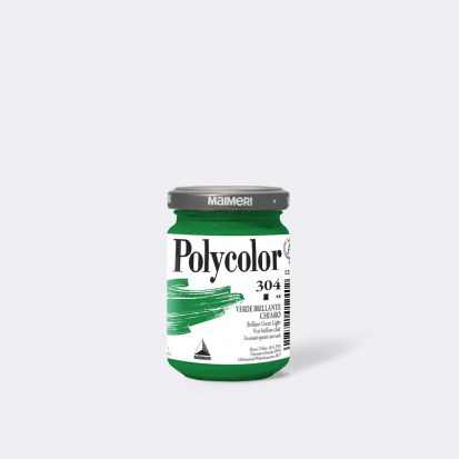 Акриловая краска "Polycolor" зеленый яркий светлый 140 ml